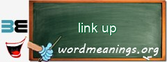 WordMeaning blackboard for link up